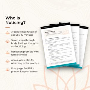 Who Is Noticing? — workbook pages and contents